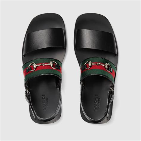 gucci leather sandal men|gucci leather sandals for men.